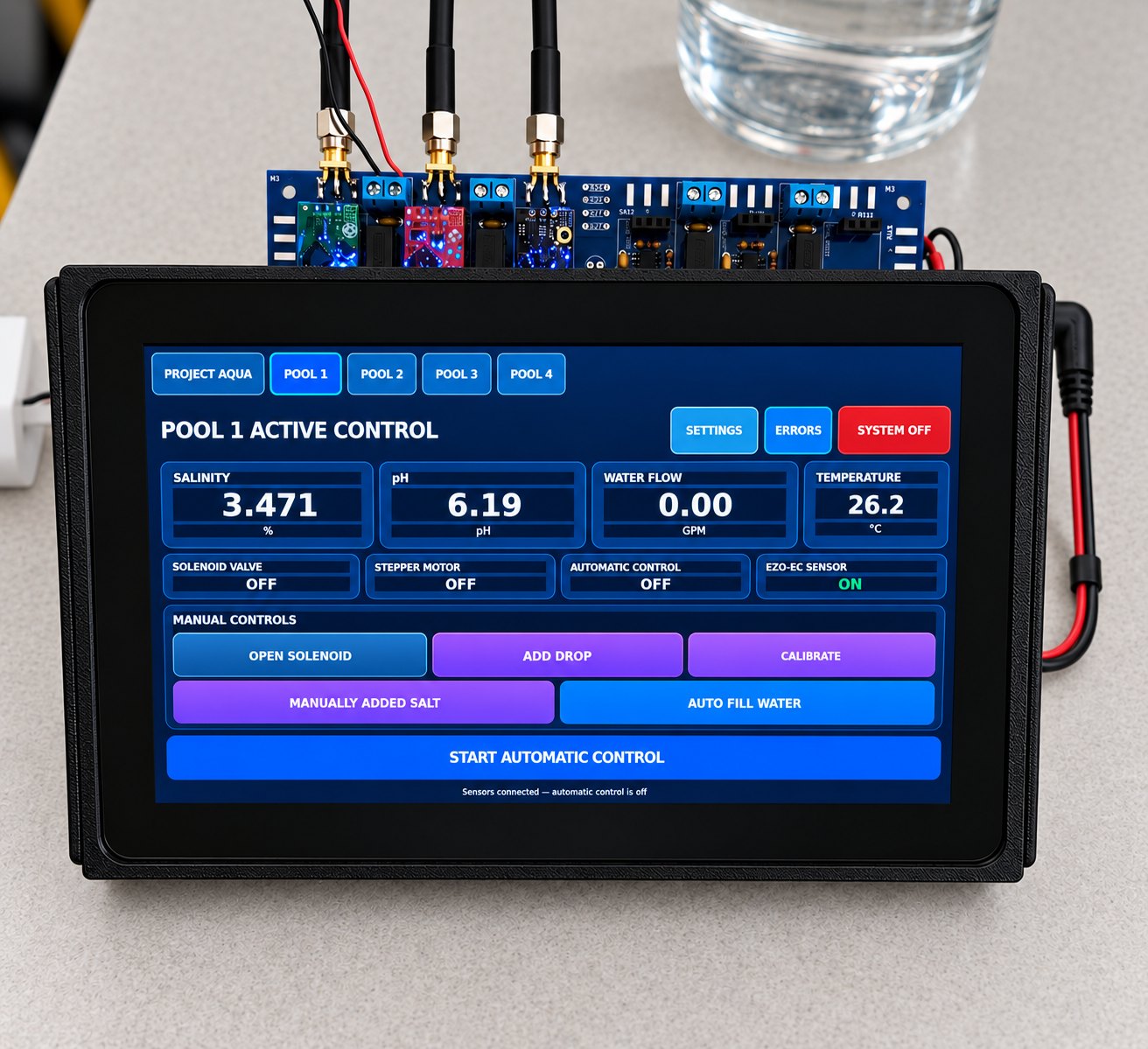 AQUA automated water-quality control system