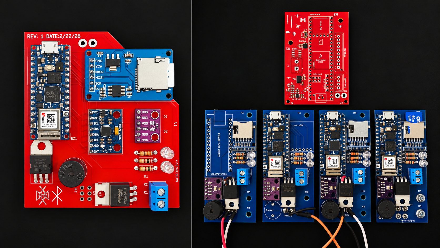 Custom flight computer hardware